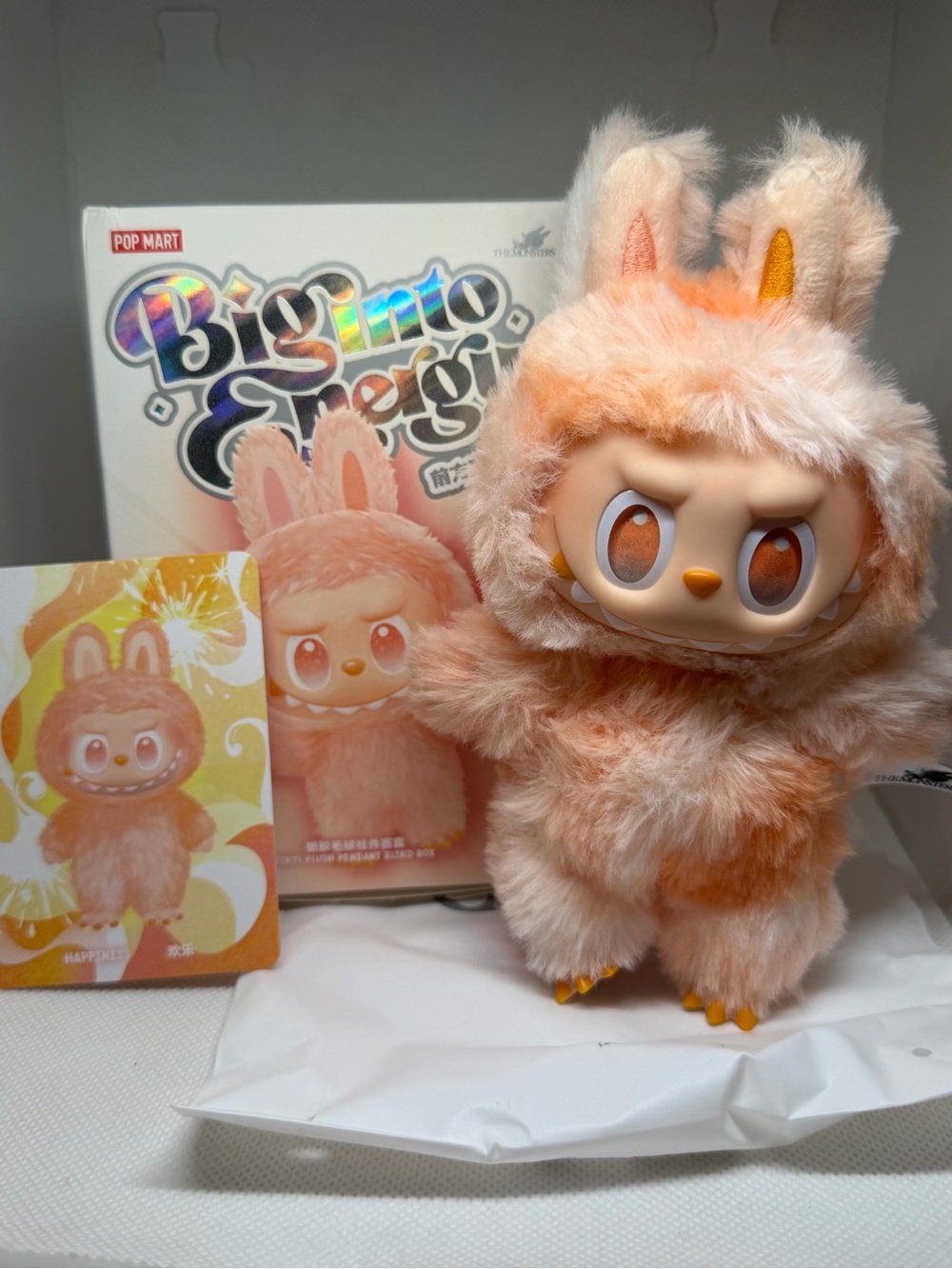 POP MART Big Into Energy Plush Figure Happiness